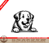 Happy Great Pyrenees SVG